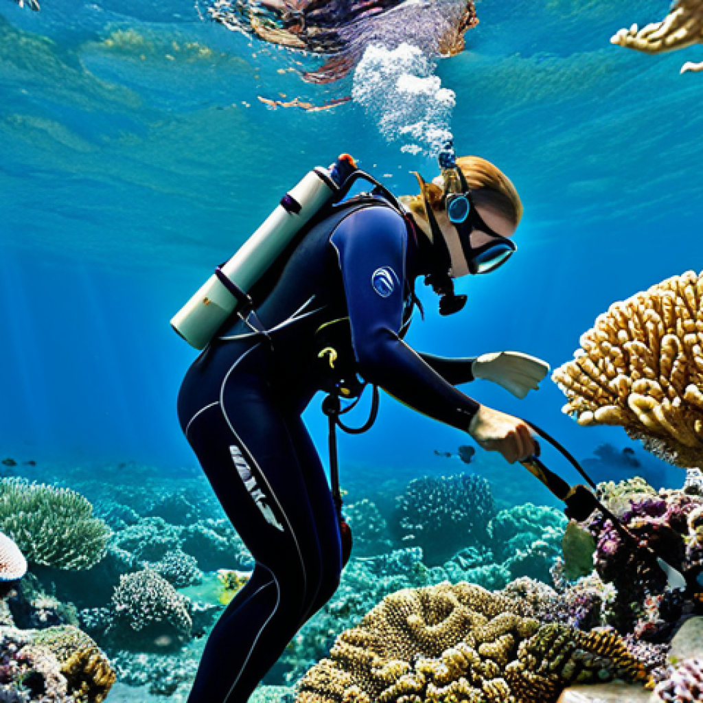 옥토넛 OST와 관련된 재미있는 사실 - **
"A professional marine biologist, fully clothed in a modest wetsuit, examining coral reefs under...