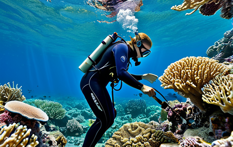 옥토넛 OST와 관련된 재미있는 사실 - **
"A professional marine biologist, fully clothed in a modest wetsuit, examining coral reefs under...