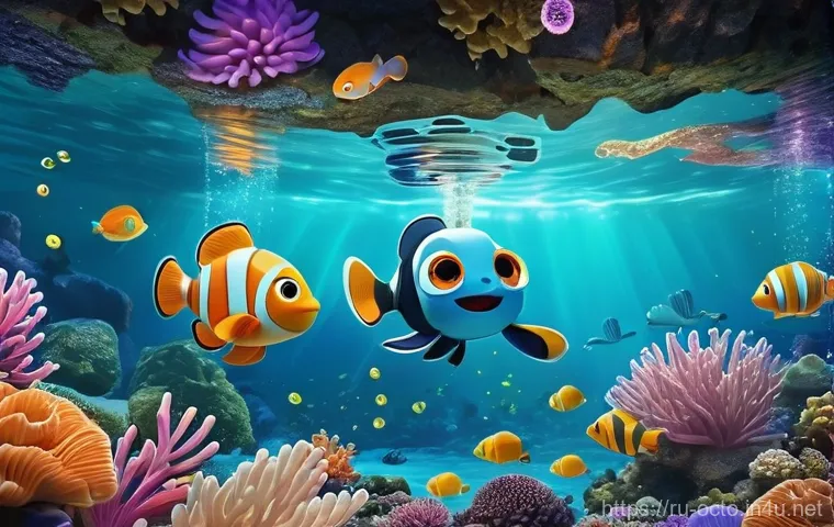옥토넛 일본 내 인기 요인 - A vibrant, high-quality 3D animated illustration featuring Captain Barnacles, Kwazii, and Peso from ...