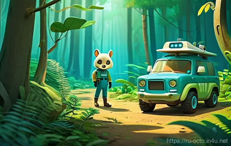 옥토넛 애니메이션 제작자의 비전 - **Prompt 1: "Octonauts underwater research expedition in a vibrant coral reef"**
    "An animated, h...