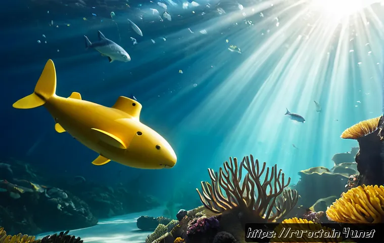 Home 17 옥토넛과 함께 배우는 해양 생태계 - Photorealistic underwater educational scene inspired by a friendly ocean exploration adventure, a cu...